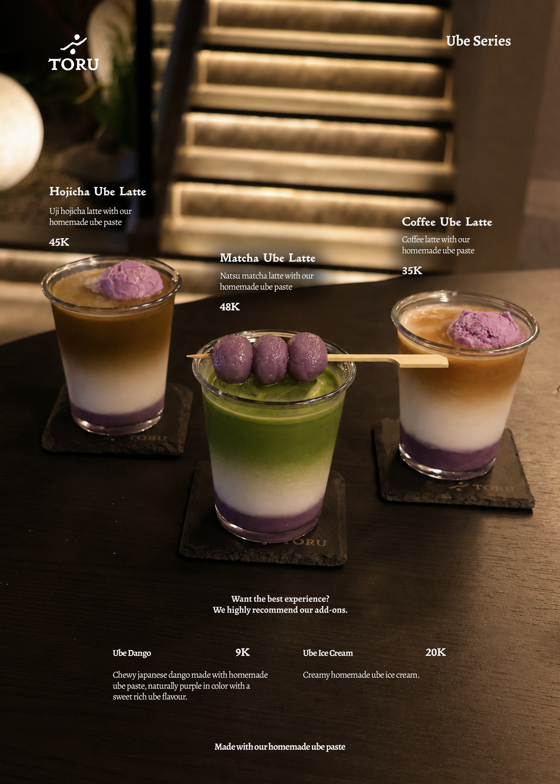Menu page