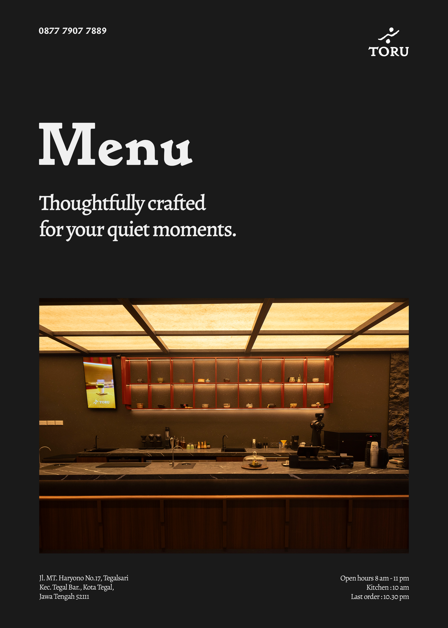 Menu page